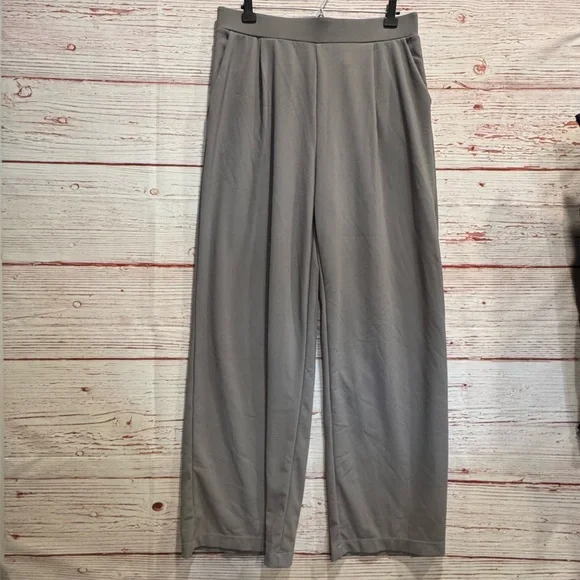 NWT Halara Flex High Waisted Body Sculpt Waist-Slimming Pocket Wide Leg Pants  L - Picture 4 of 13